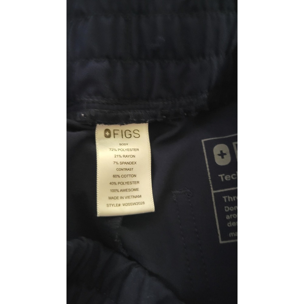 Figs Technical Collection Scrub Jogger Pants Navy Blue Sz XS Women's - Picture 7 of 16